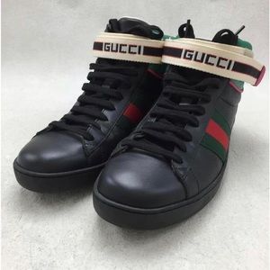 Gucci Ace strap logo sherry line high top